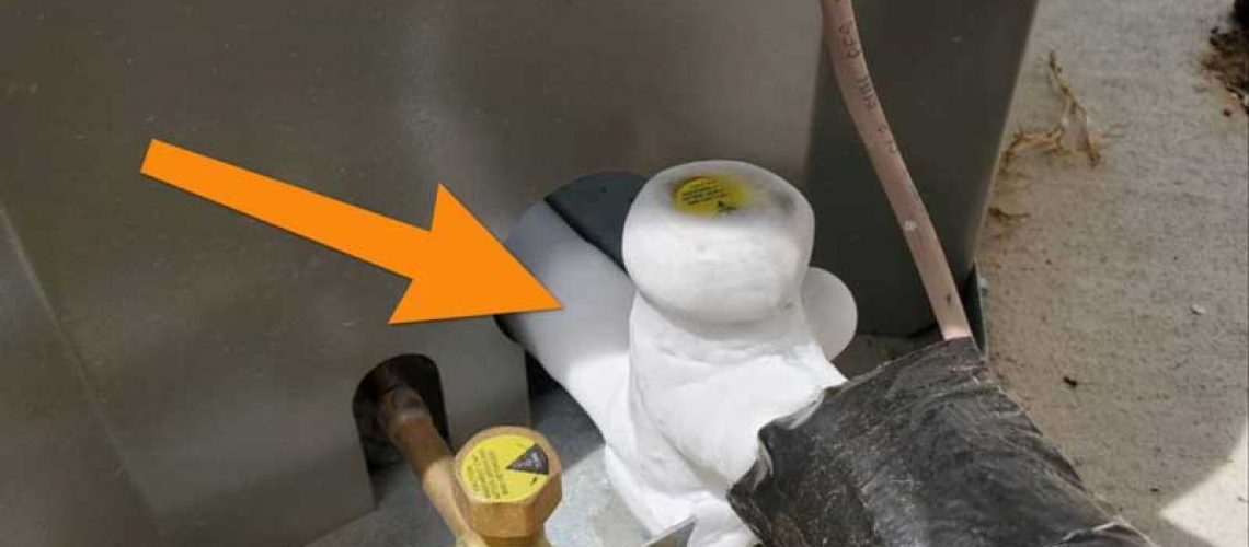 frost-on-suction-line